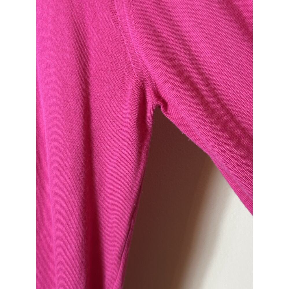 Versace Sweater Womens XXL 48 Fuchsia Pink Greca Logo 046D7422EB728 Luxury Italy - Picture 6 of 11
